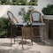 Flash Furniture NavyWhite PE Rattan Stacking Paris Stools, 2PK 2-SDA-AD642001-BS-NVYWH-NAT-GG - alternate 1